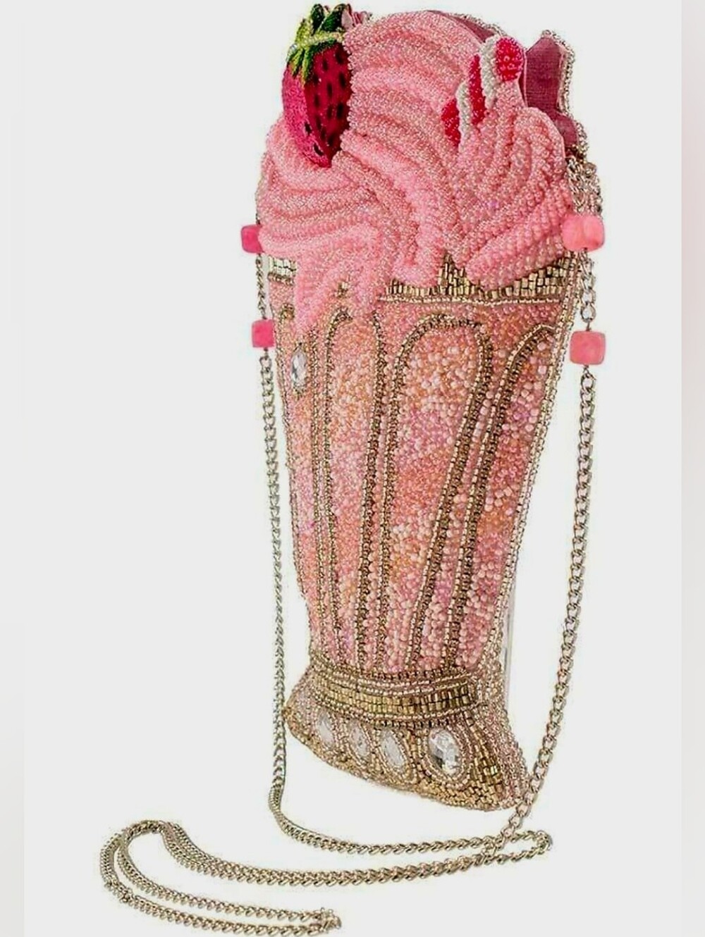 Shake It Up" Strawberry Milkshake Crossbody Handbag Came Out In The Year 2020 - Picture 6 of 16